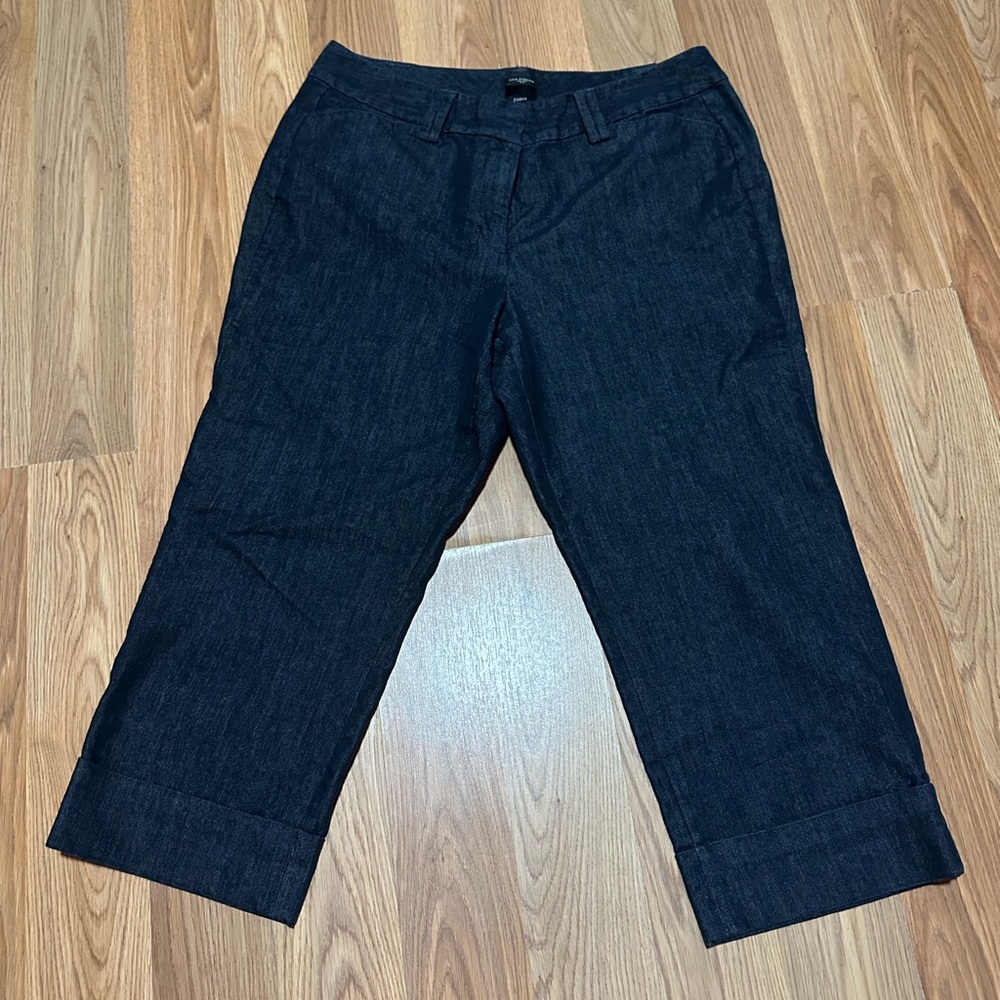 Ann Taylor Navy Curvy Fit Pants